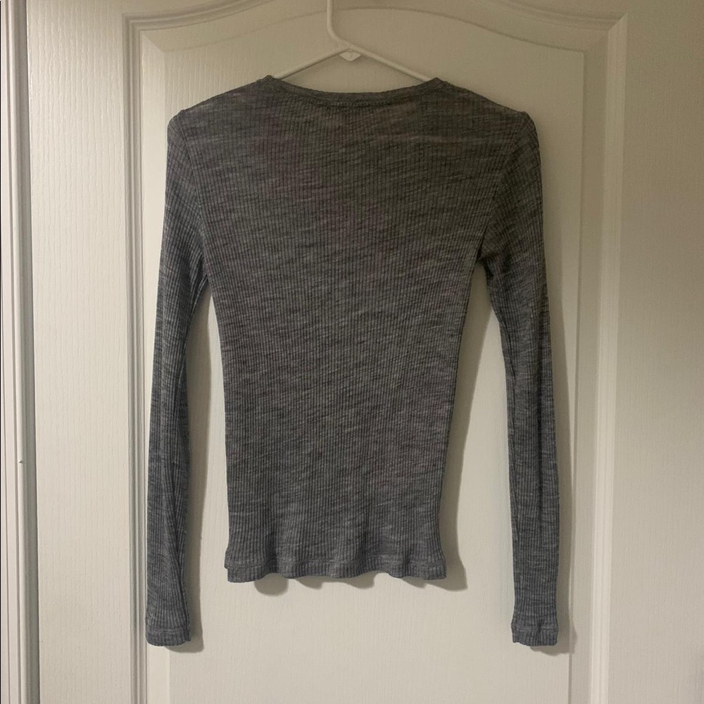 Zara Ribbed Tee M - Picture 2 of 3